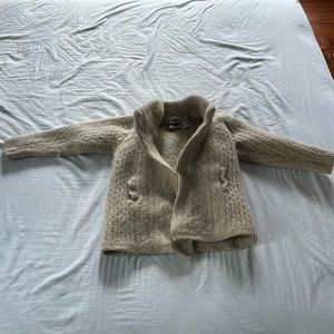 100% Wool shrunken sweater